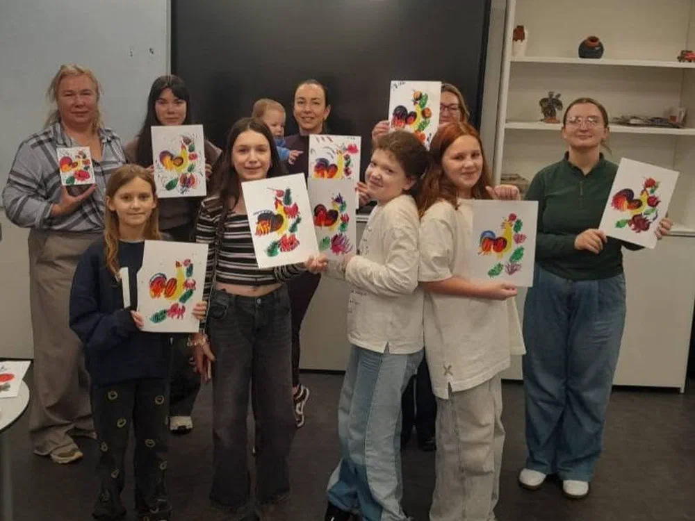 The final winter 2026 art class