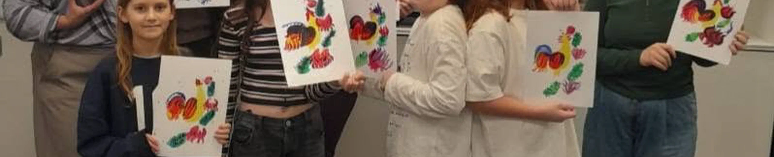 The final winter 2026 art class