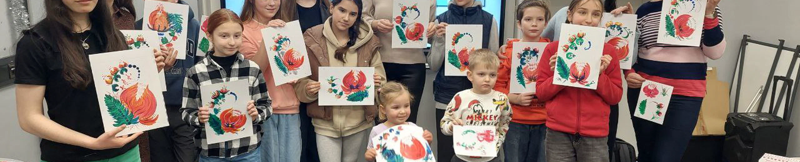 The second art class on Petrykivka painting