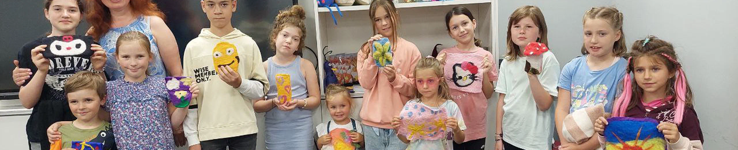 The second art class of felting