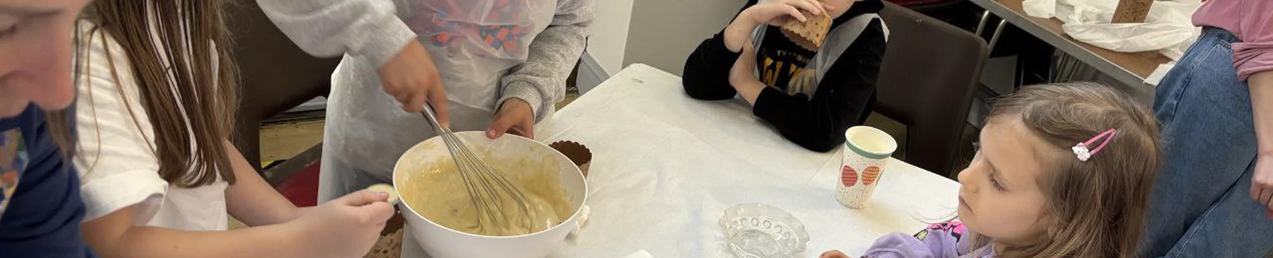 Cooking class for Easter muffins