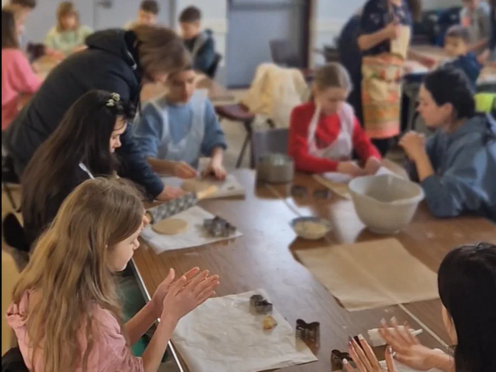 Another cooking Class for Ukrainian Children