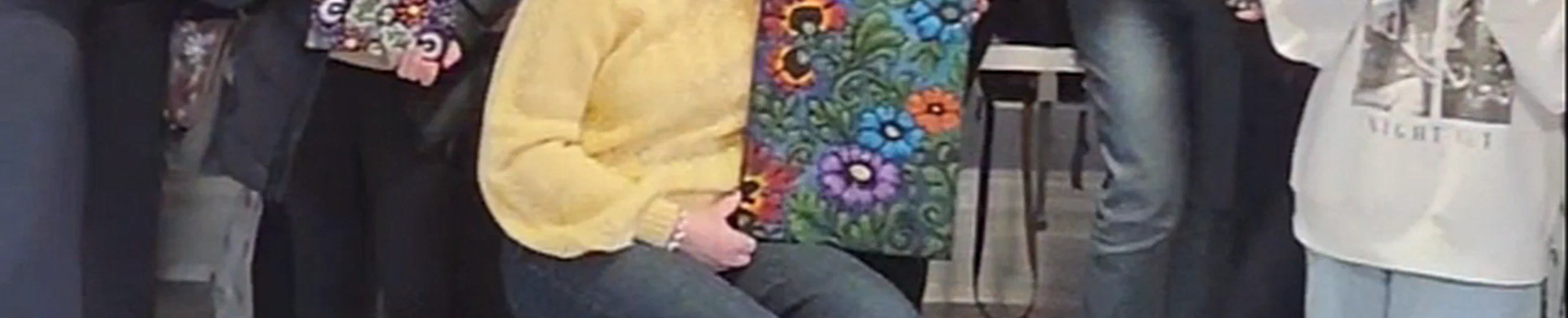 Art Class on Lace Painting