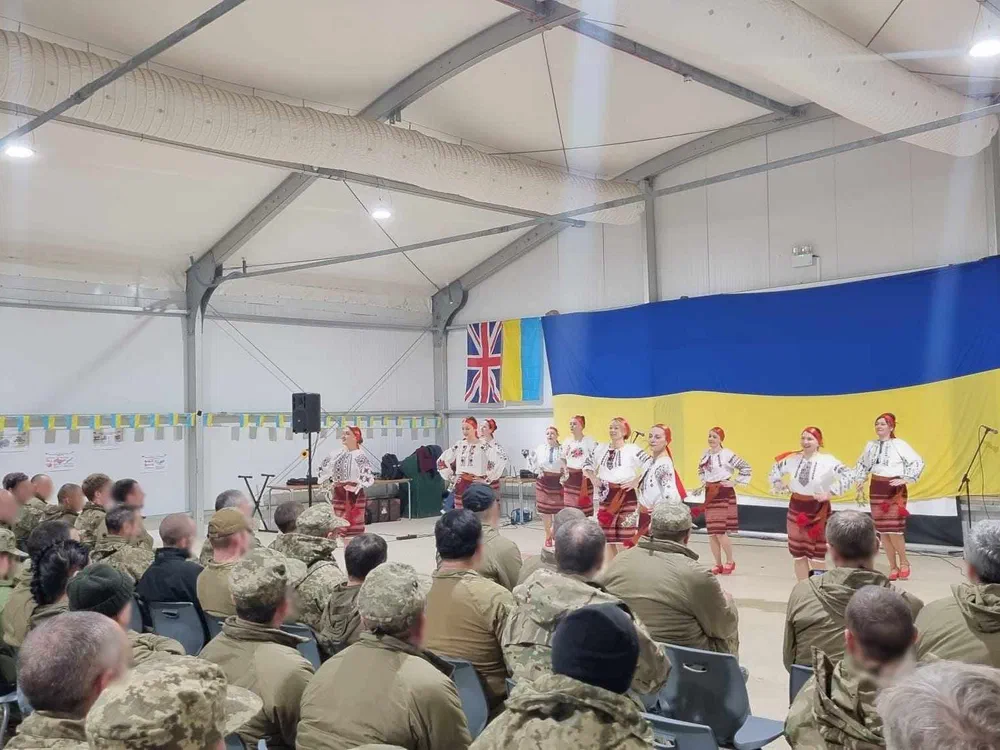 Visit to Ukrainian militaries