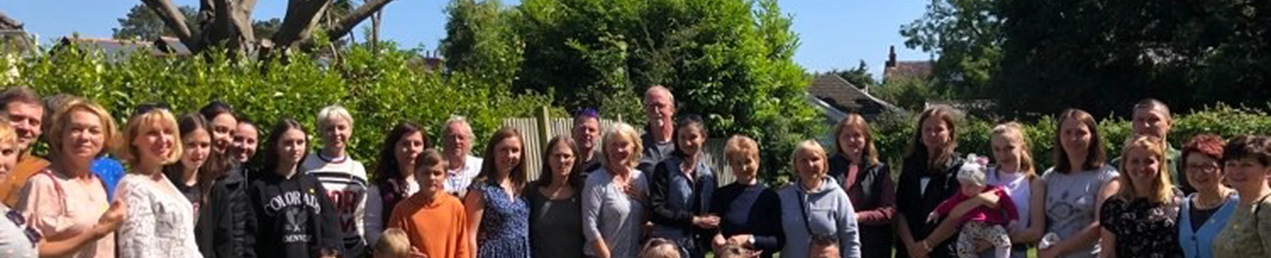 Meeting with Ukrainian refugees and Welsh sponsors