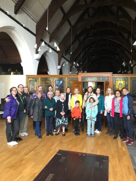 Meeting at St Peter's church, Llanelli