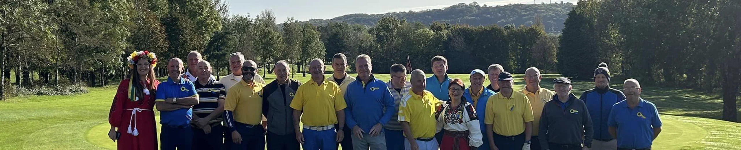 Golf fundraiser for Ukraine at Coed-Y-Mwstwr Golf Club Bridgend