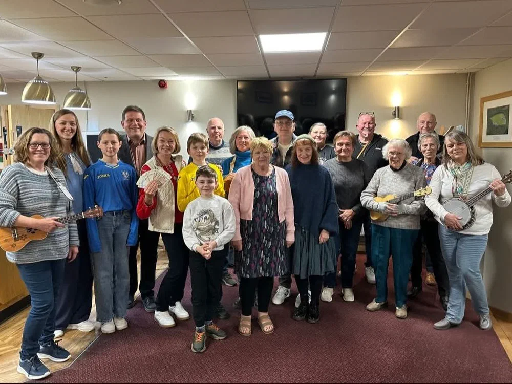 Donation from the Swansea Ukulele Club