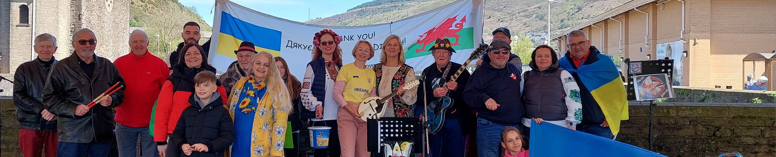 Fundraising with Ghostbuskers musical group