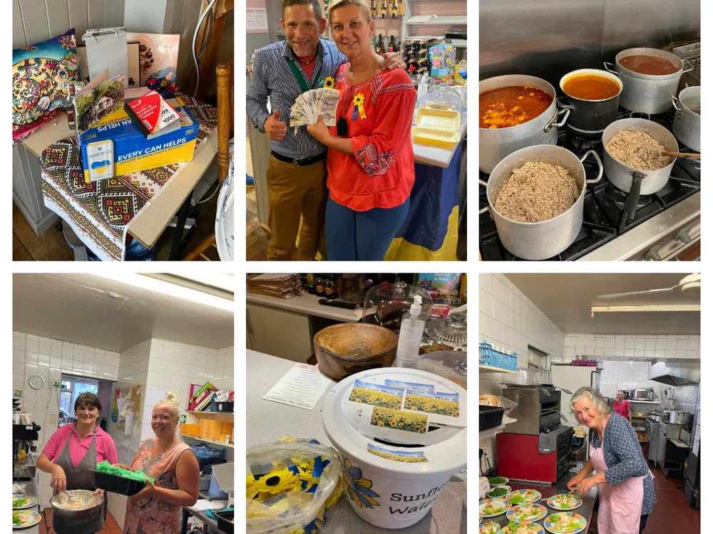Fundraising dinner at Gwili Kitchen Cafe, Llandeilo