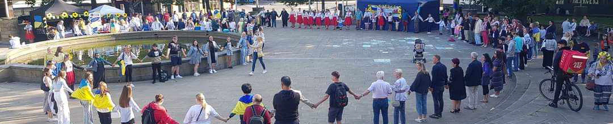 Independence Day of Ukraine on Swansea Castle Square
