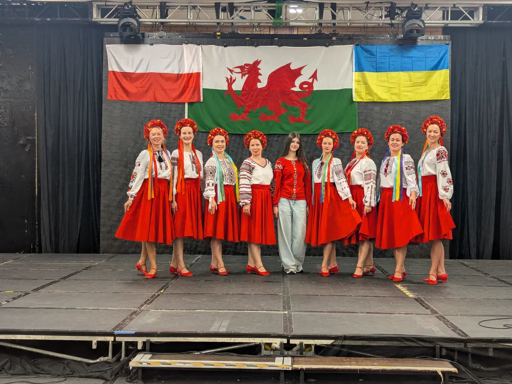 Welsh-Polish-Ukrainian community event at Selwyn Samuel Centre in Llanelli
