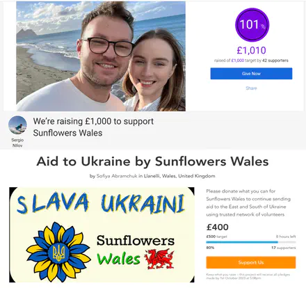Two sport fundraisers for Ukraine