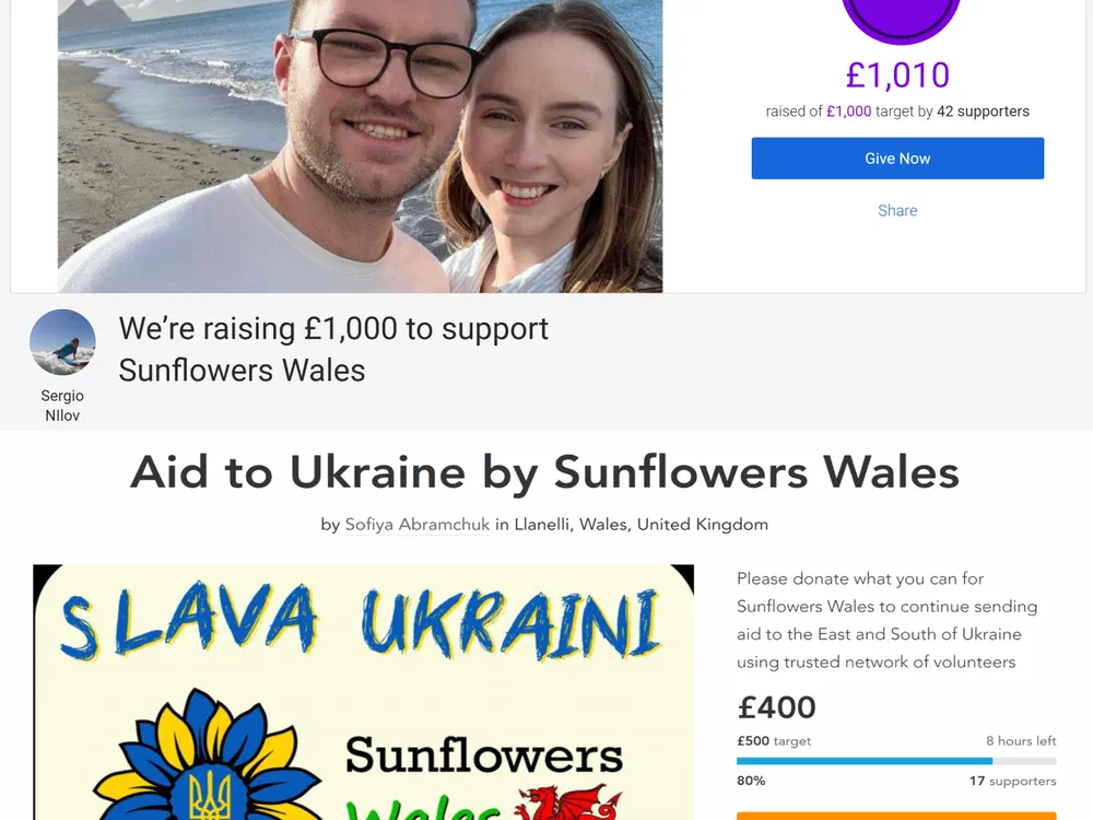 Two sport fundraisers for Ukraine