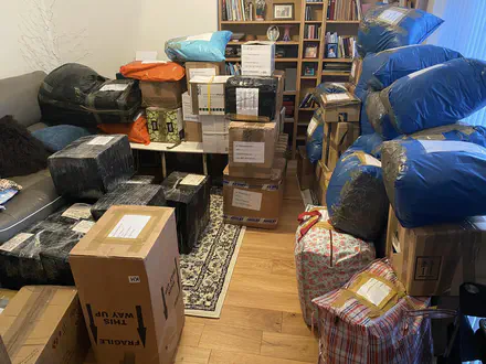 Over 70 parcels went to Ukraine