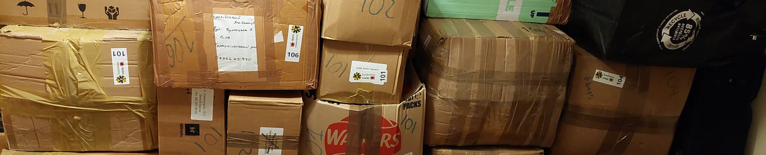 Sleeping bags, warm clothes, and many others