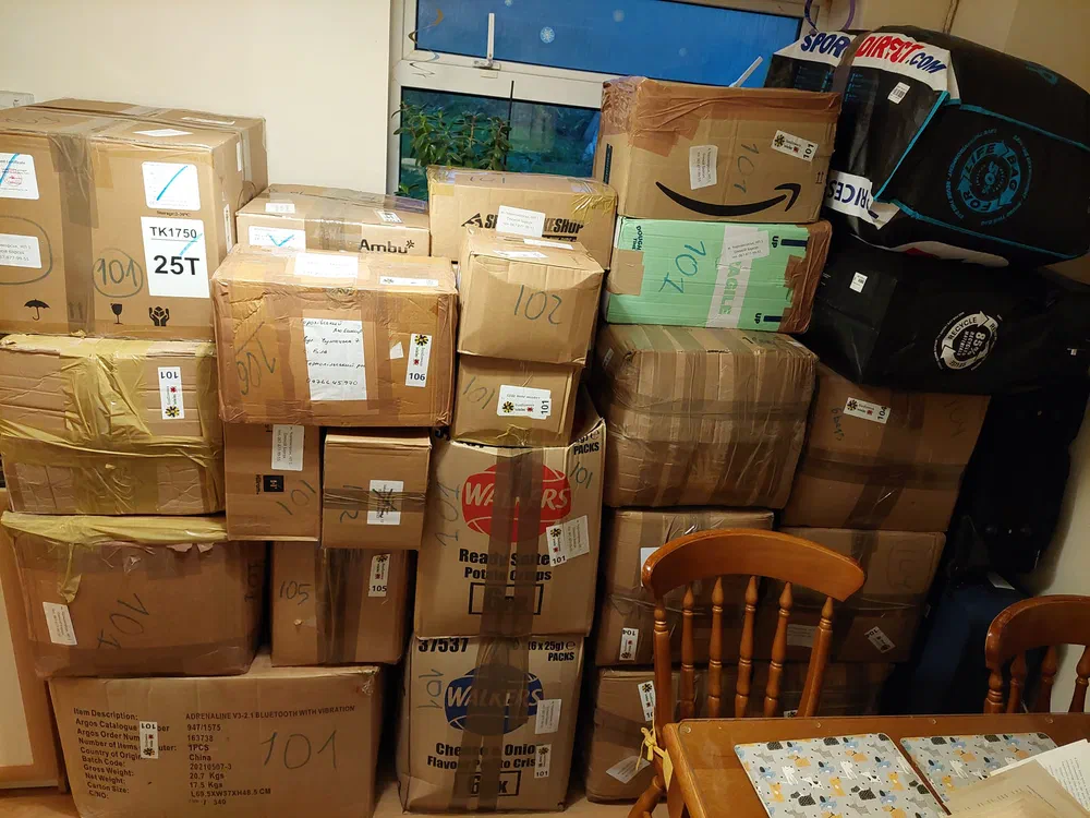Sleeping bags, warm clothes, and many others